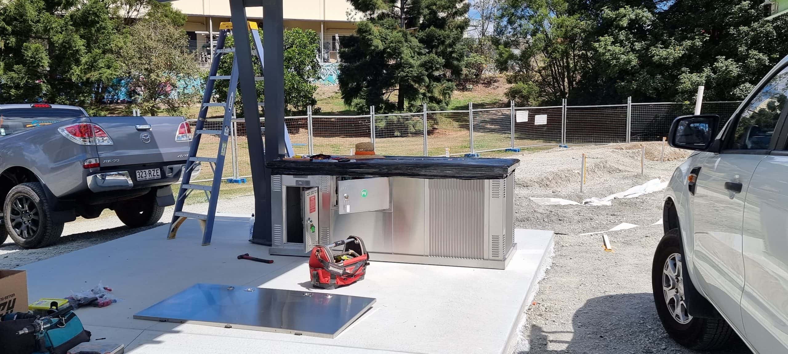 Another Solar BBQ Installed by Greenplate