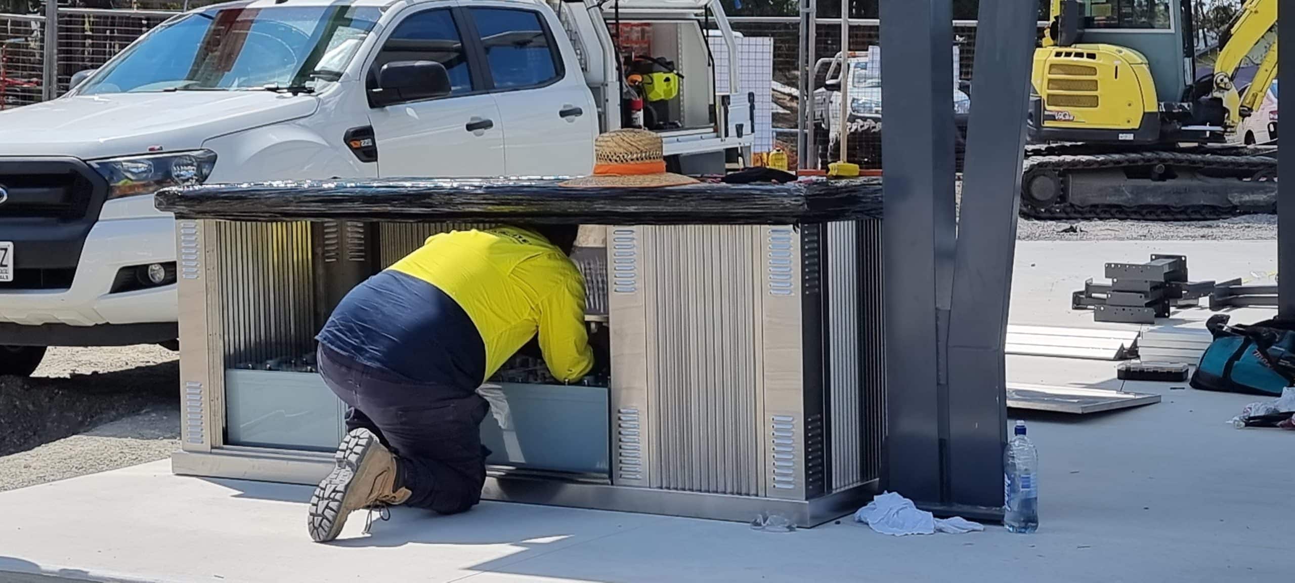 Another Solar BBQ Installed by Greenplate