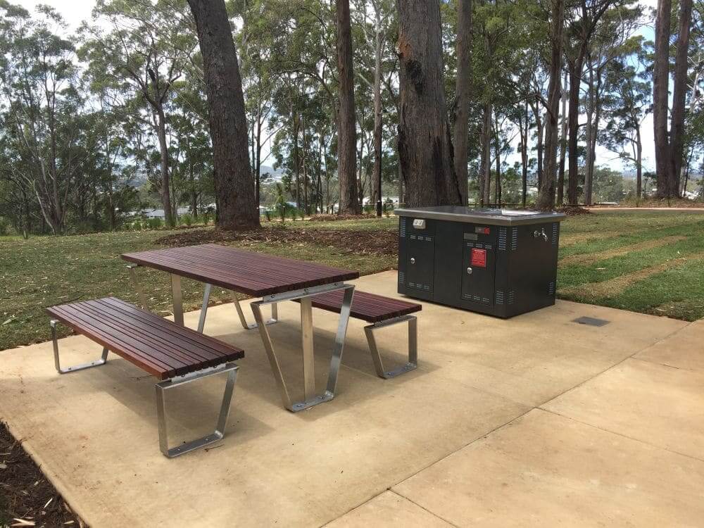aPublic Council BBQs installed at The Observatory Ormeau Hill