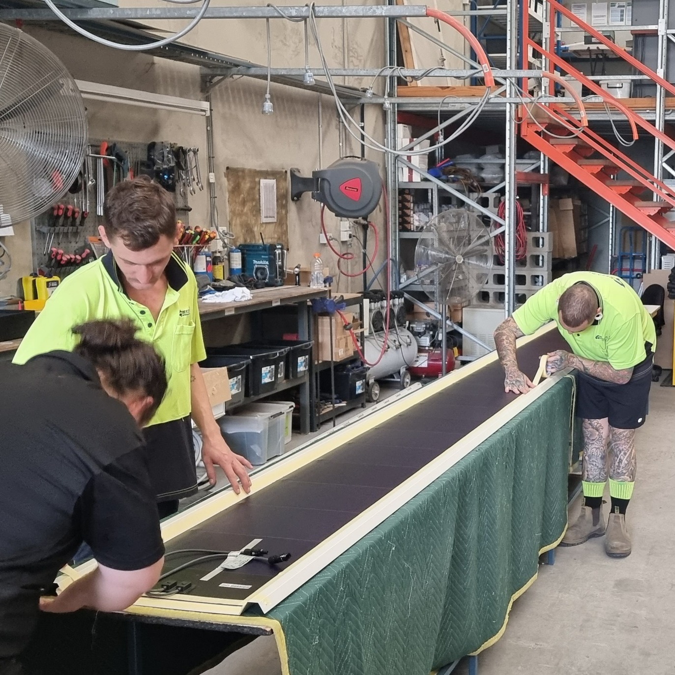 Laminating PVL Solar Modules